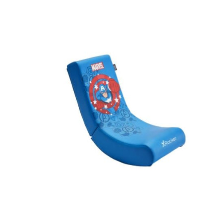 Sedia a dondolo xrocker marvel per bambini e adolescenti blu [2021177]