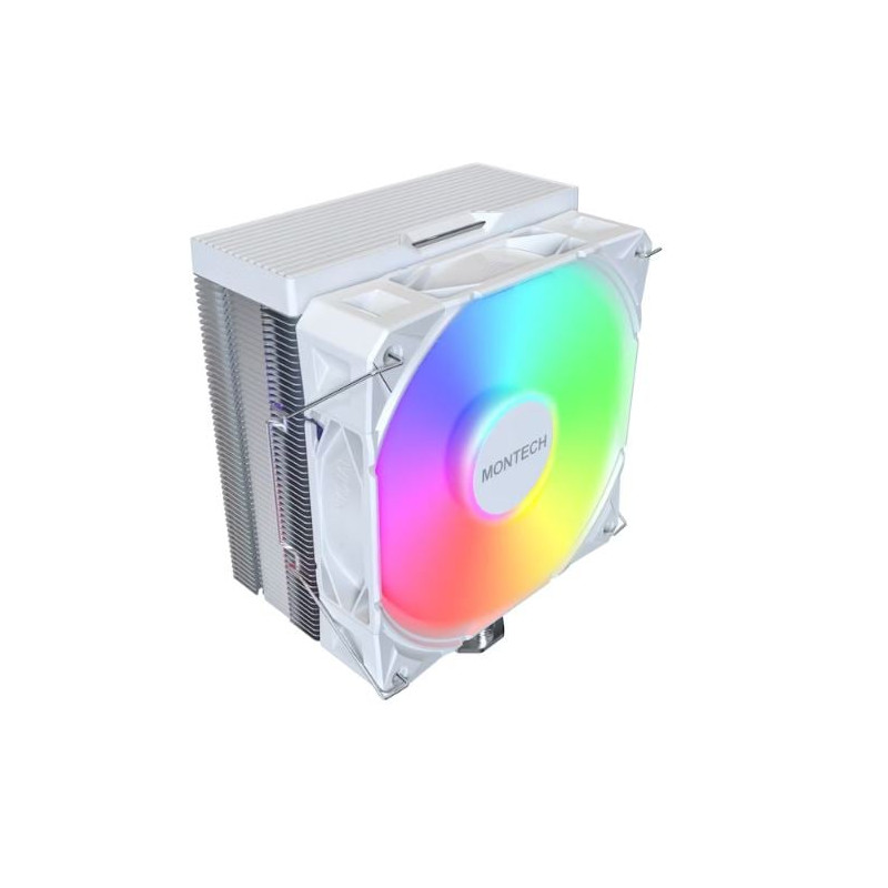 dissipatore cpu a ventola montech nx400 120mm bianco