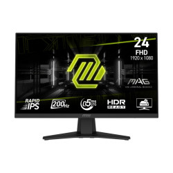 Monitor led 23.6" msi mag 244f full hd 1920x1080 0.5ms classe