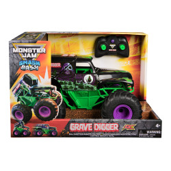 Modellino spinmaster monster jam smash'n bash grave digger rc
