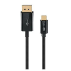 Cavo goobay usb-c displayport 2m nero [75705]