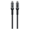 Cavo usb goobay usb-c maschio 0.5m nero/grigio [74210]
