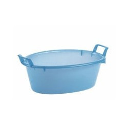 Bacinella stefanplast ovale polietilene azzurra l.16 50 [stefanplast]