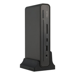 Docking station asus dc301 90w per computer usb tipo c nero [90xb0a5n-bds010]