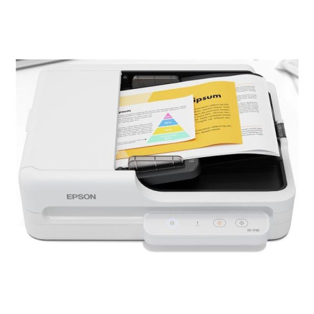 Scanner documenti epson workforce ds-1730 a4 1200dpi bianco [b11b273401]
