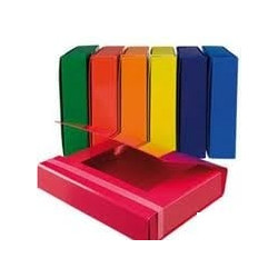 Cartella progetto con elastico starline dorso 3cm giallo [503riv-gi]