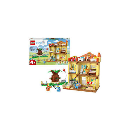 Gioco da costruzione lego bluey 11203 la casa della famiglia di bluey