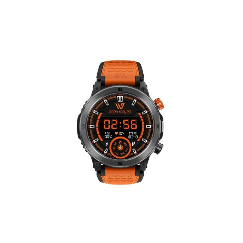 Smartwatch weofly conquer amoled 1.43'' arancione [wy-conquer/oe]