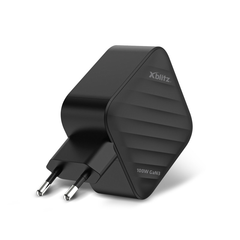Caricabatterie da rete xblitz xc3 gan3 pd 100w 3x usb-c + 1x