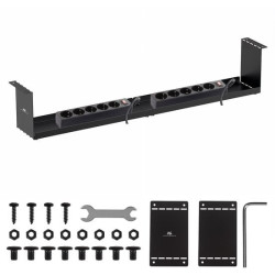 Organizzatore compatto sotto la scrivania maclean mc-107 b nero