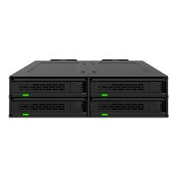 Server rack icy dock expresscage mb324v4p-b 4 ssd nvme u.2/u.3