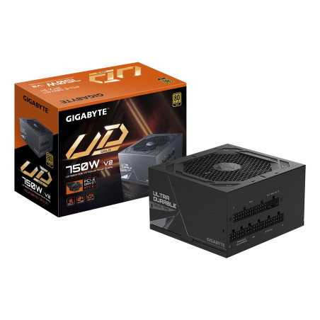 Alimentatore 750w gigabyte gp-ud750gm pg5 v2 80+ gold nero [gp-ud750gm