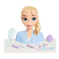 Giocattolo just play disney testa per trucco e styling di elsa frozen