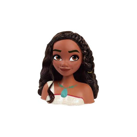 Giocattolo just play princess testa per trucco e styling di moana
