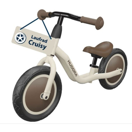 Bicicletta senza pedali hudora laufrad cruisy mocha [10920]