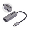 Adattatore di rete startech.com usb tipo c grigio [2gpd3-usb-c-ethernet]