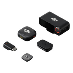 Microfono dji 3 1 tx + 1 rx lavalier wireless nero