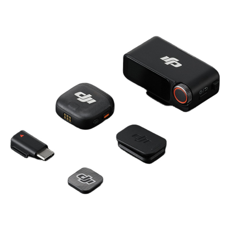 Microfono dji 3 1 tx + 1 rx lavalier wireless nero