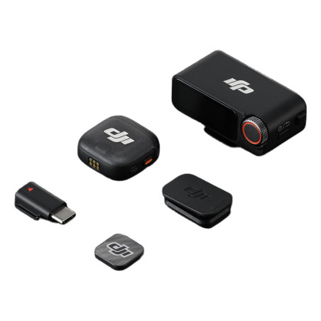 Microfono dji 3 1 tx + 1 rx lavalier wireless nero