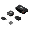 Microfono dji 3 1 tx + 1 rx lavalier wireless nero