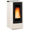 Stufa a pellet extraflame teorema plus 5.0 evo 12kw avorio