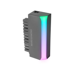 Adattatore mars gaming mca-l24 argb 5v nero [mca1l24]