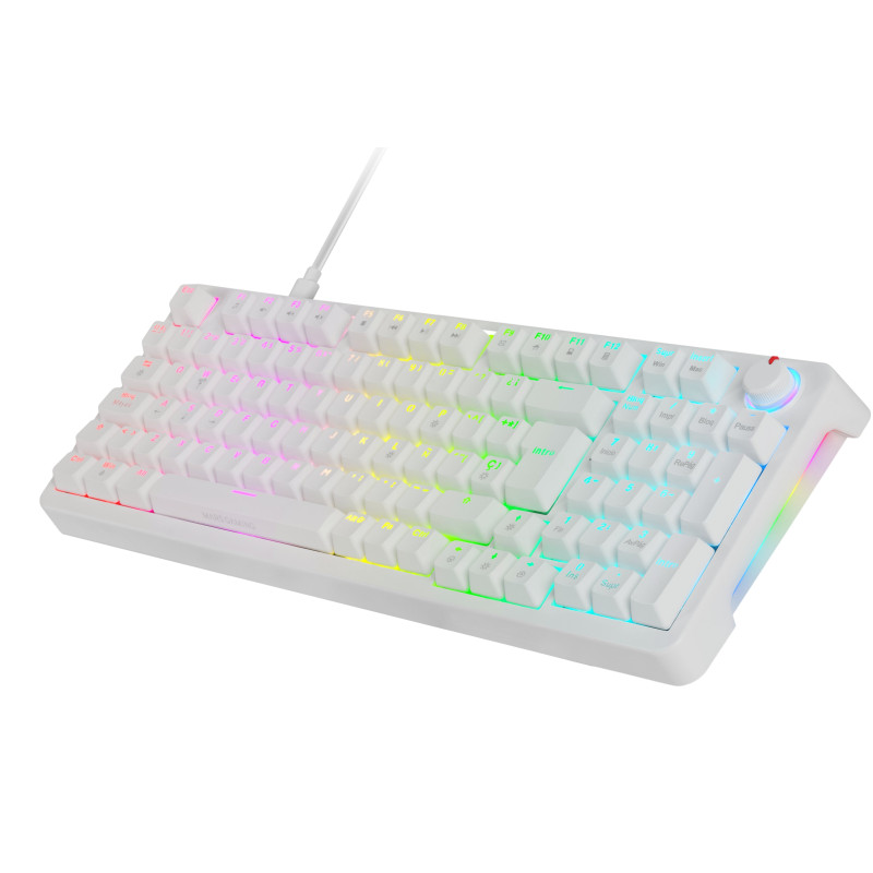 Tastiera mars gaming mkprowyit rgb bianco [mkprowyit]