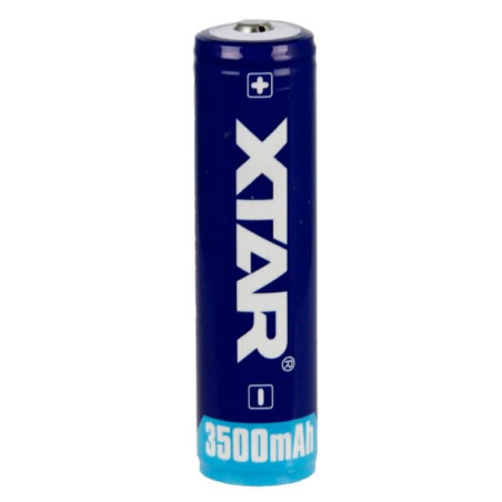 Batteria xtar 18650-350pcm 3.6v li-ion 3500mah [18650-3500]