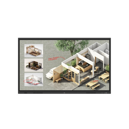 Monitor digital signage led 75'' lg createboard 75tr3dq-b