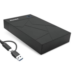 Box hdd hamlet 3.5" sata nero [hxd3u6g-ac]