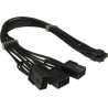 Cavo adattatore inter-tech gpu-02 12+4 pin a 3x8 pin 0.34m
