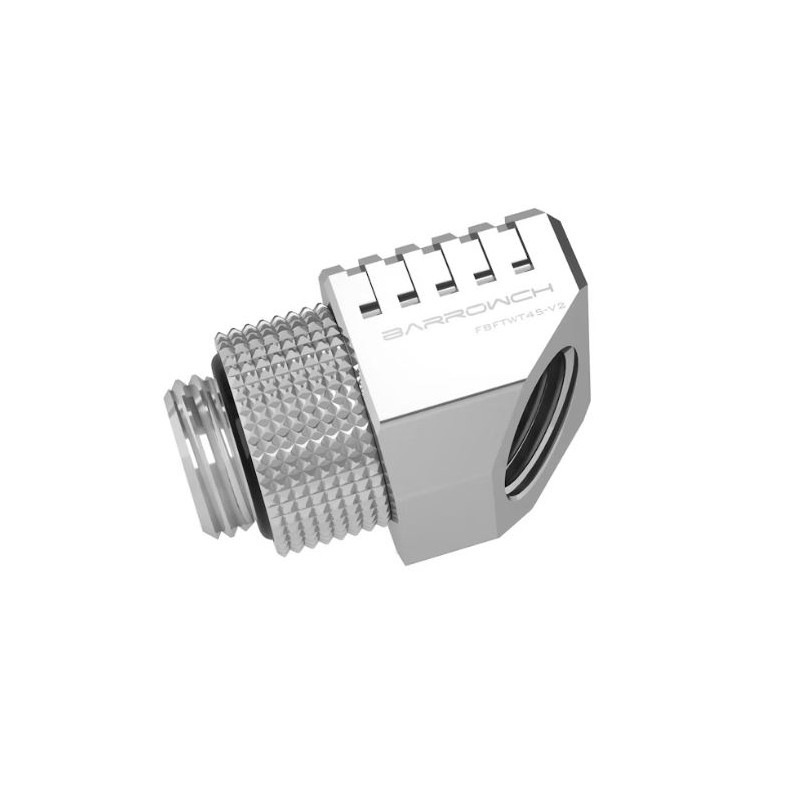 Adattatore barrow 45 gradi g1/4 pollice maschio a g1/4 pollice femmina