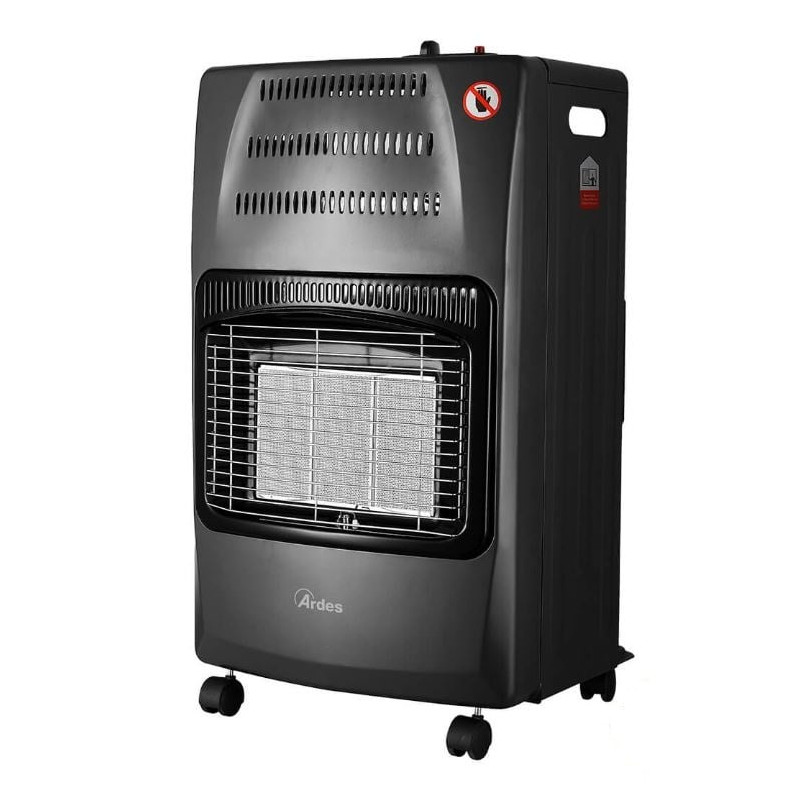 Stufa a gas ardes ar383f nero [ar383f]