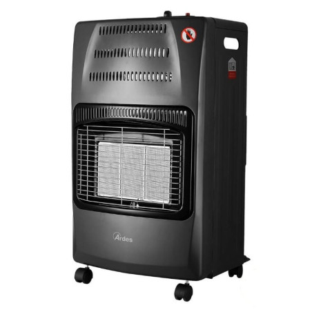 Stufa a gas ardes ar383f nero [ar383f]