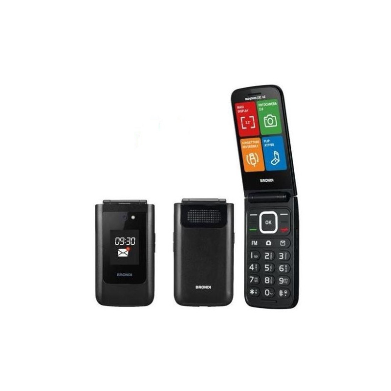 Cellulare brondi magnum xxl 3.2'' grigio canna di fucile