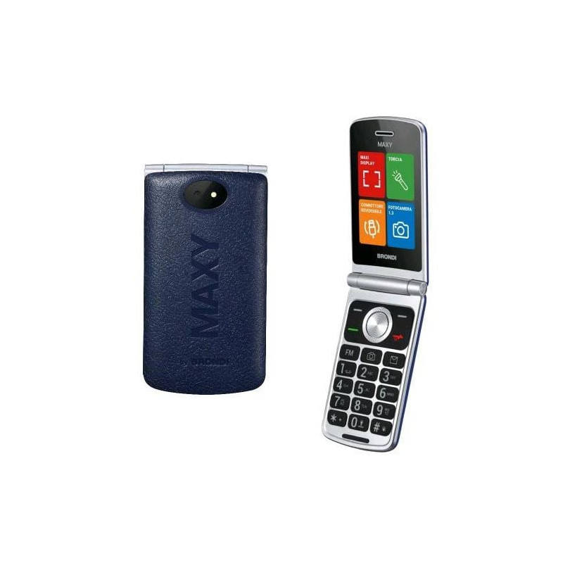 Cellulare brondi maxy 2.8" blu [10283000]