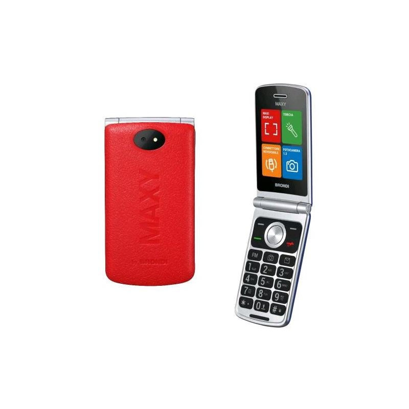 Cellulare brondi maxy 2.8" rosso [10283002]