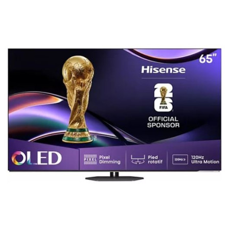 Tv oled 65'' hisense 65a86q 4k uhd 3840x2160p smart tv classe