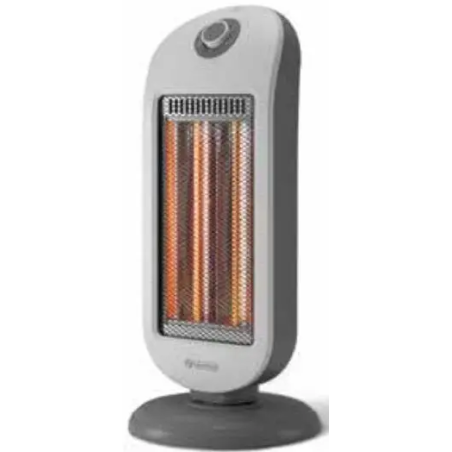 Stufa infrarossi splendid carbon twist 1200w 4 modalita' grigio