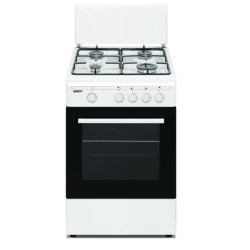 Cucina a gas sekom scfs55g piano cottura a gas 4 fuochi bianco [scfs55g]