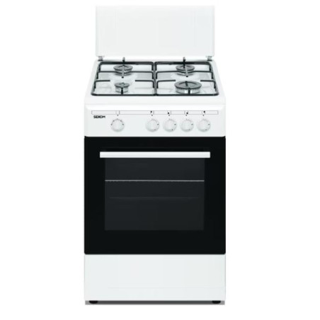 Cucina a gas sekom scfs55g piano cottura a gas 4 fuochi bianco [scfs55g]