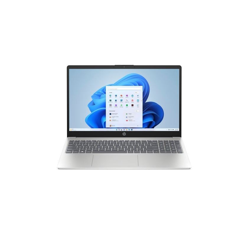 Notebook 15.6" hp 15fd0105nl intel n100/4gb/128gb ufs/win11h/argento