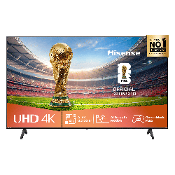 Tv led 75" hisense 75a6q 4k uhd 3840x2160p smart tv classe e