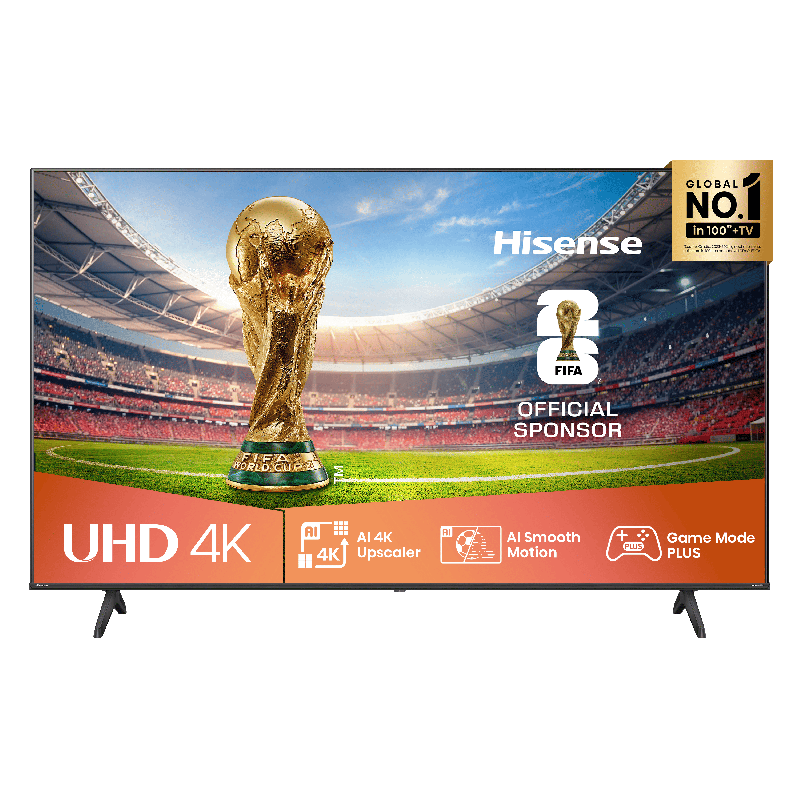 Tv led 75" hisense 75a6q 4k uhd 3840x2160p smart tv classe e