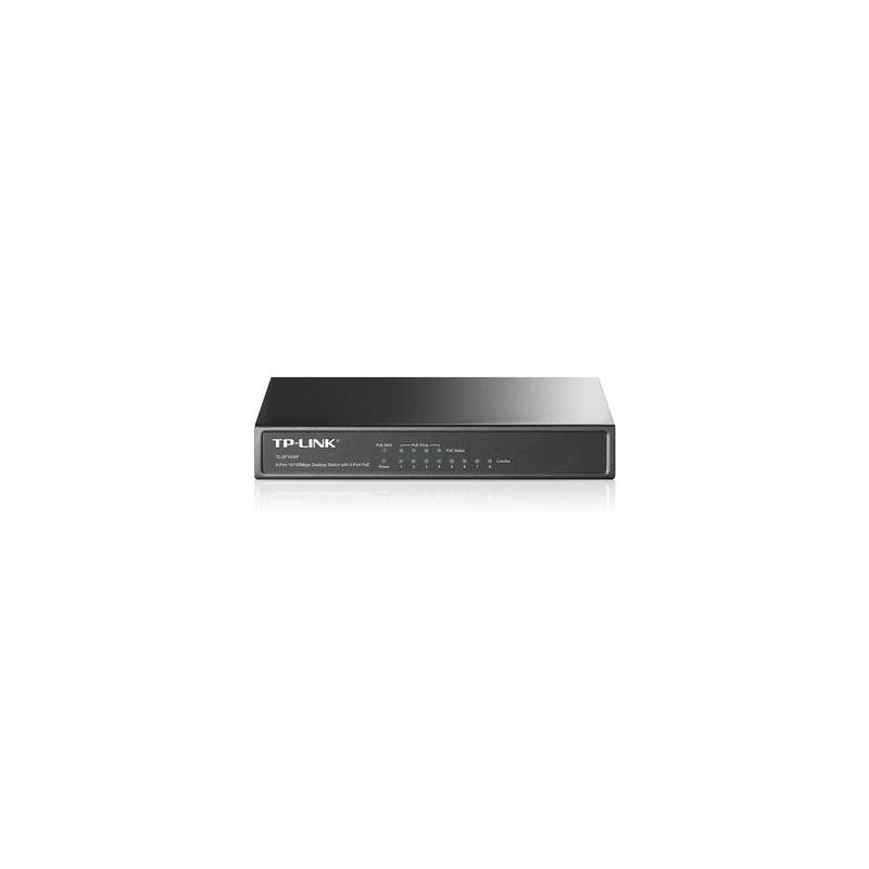Switch tp-link 8 porte 10/100 di cui 4 porte poe tl-sf1008p