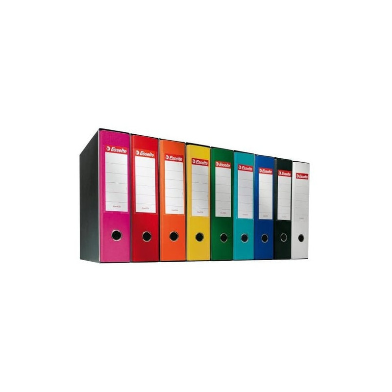 Registratore a leva esselte eurofile g53 fucsia dorso 8cm formato
