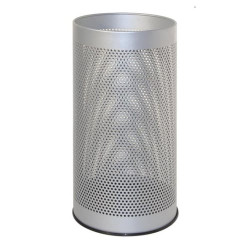 Portaombrelli stilcasa tondo grigio h 48cm in metallo forato [f450262]