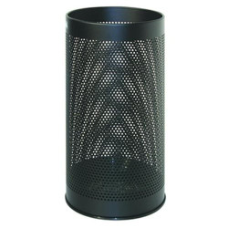 Portaombrelli stilcasa nero tondo h 48cm in metallo forato [f450265]