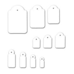 Etichette identificative lebez 1000 pz. con filo a388 (15x25mm) [a388]