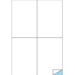 Etichette markin adesiva c/519 bianca 100 fogli 105x148mm a4 adesivo